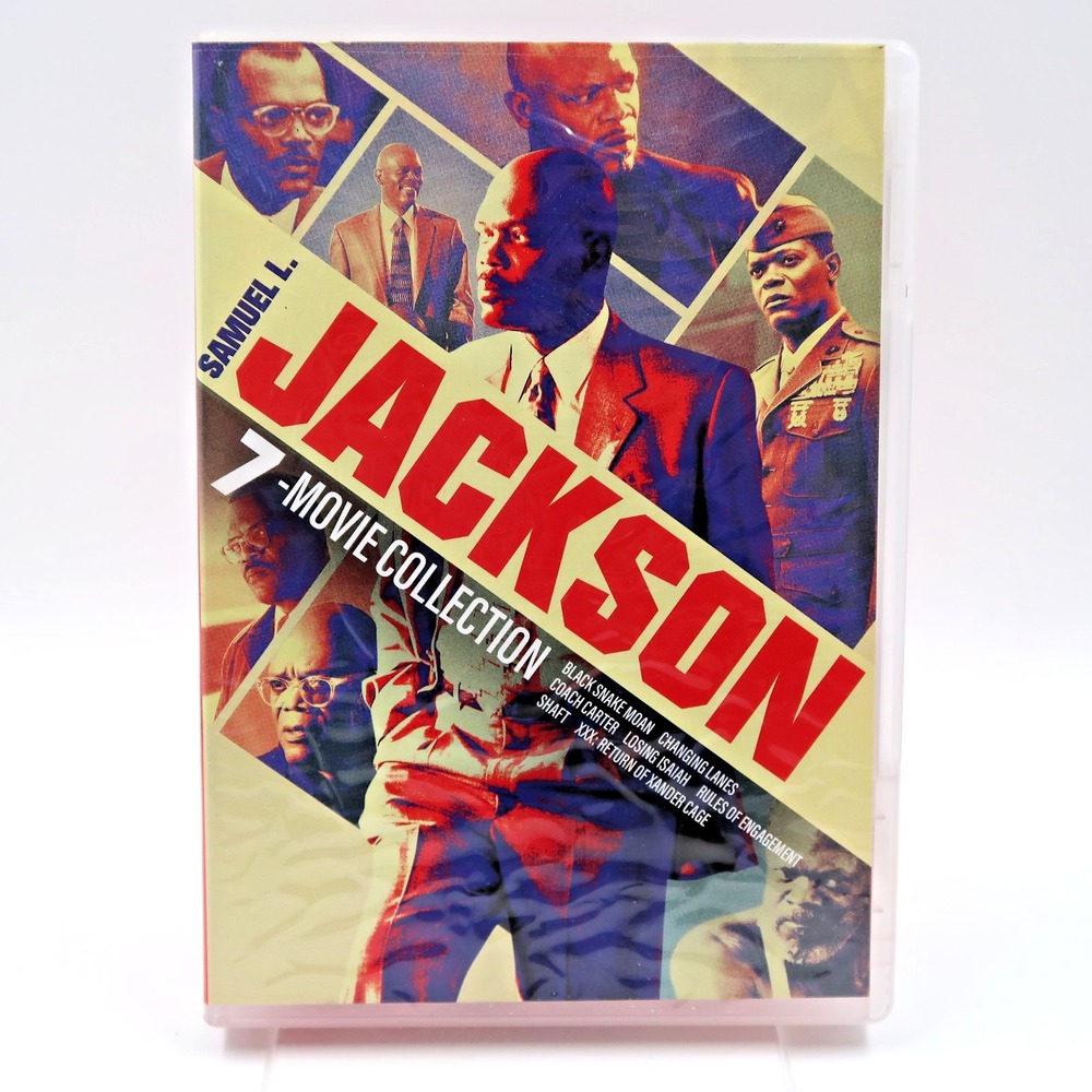 Samuel L Jackson 7-Movie Collection DVD Black Snake Moan Coach Carter Shaft XXX